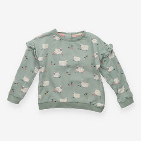 Green Sheep Sweater