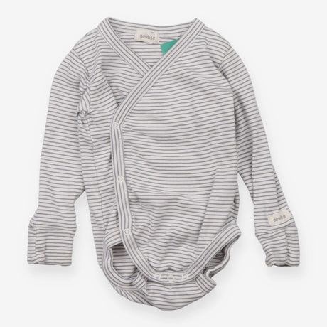 Blue Striped Bodysuit