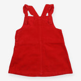 Cord Pinafore Dress with Bunnies