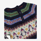 Jumper Dress Knitted Festive Penguins