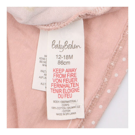Dress Jersey Long Sleeve Pink Spot with Doves and 