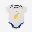 Bodysuit white with yellow rabbit