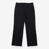 Black Tailored Wide Leg Trousers Butt