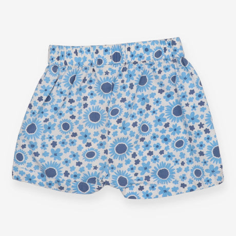 Blue Flowers Shorts