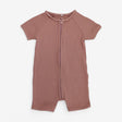 Shortie Romper Rose Zip Up