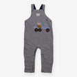 Dungarees navy stripes monkey in pickup