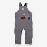 Dungarees navy stripes monkey in pickup
