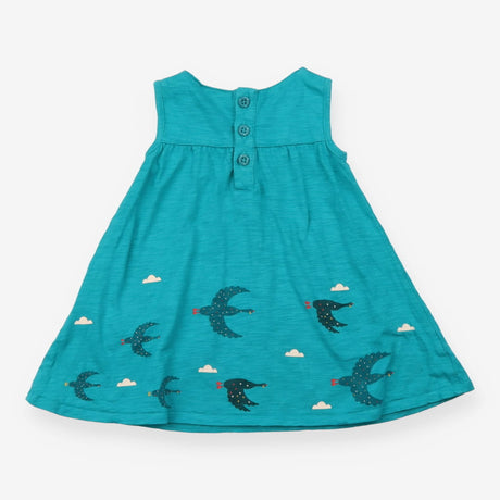 Fly south teal dress