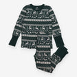 PJS green festive fairisle 