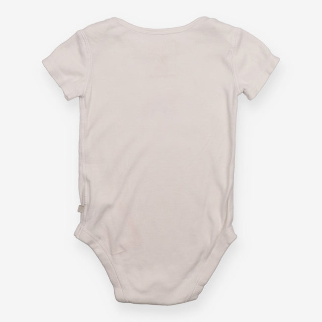 Bodysuit short sleeve white rainbow sun cloud