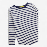 T-Shirt Long Sleeve Navy Striped