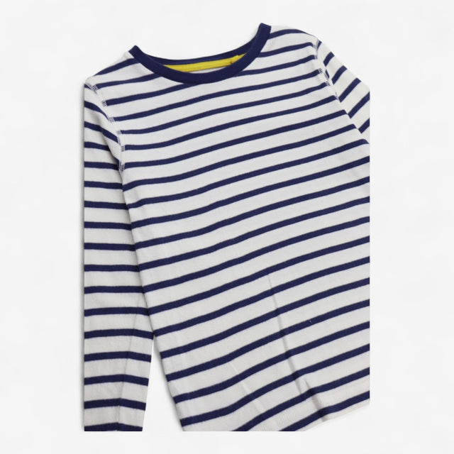 T-Shirt Long Sleeve Navy Striped