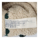 Green Quilted Jacket with Faux Fur Lining
