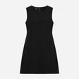 Dress Black Sleeveless Round Neck Stretch Ponte Sh