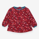 Red and Teal Rabbit Tunic