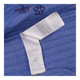 Vest Blue Floral Embroidered Quilted