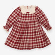 Binky Vintage-Inspired Dress Red and Cream Check R
