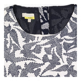 Dress Short Sleeve Printed Black White