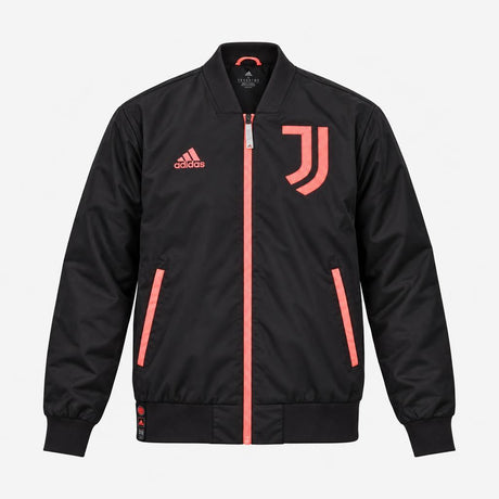 Jacket Black Pink Juventus Football Club Bomber Zi