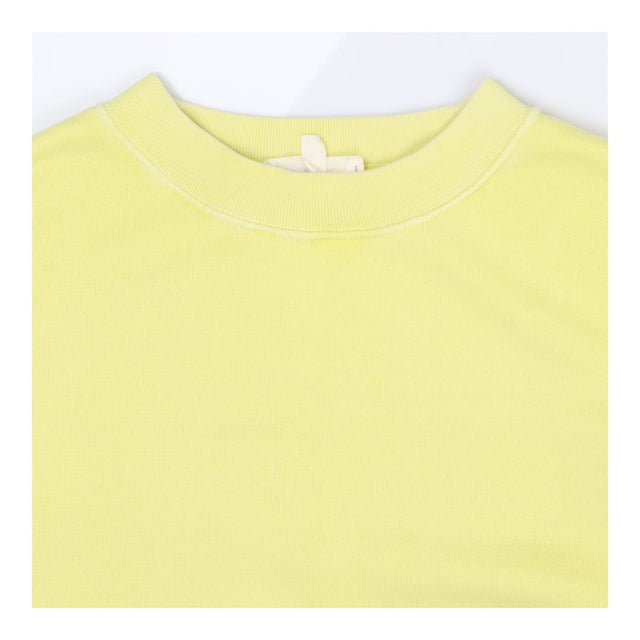 Per Una Yellow Garment Dye Oversized Crew Neck Swe