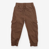 Joggers Brown Cargo Drawstring