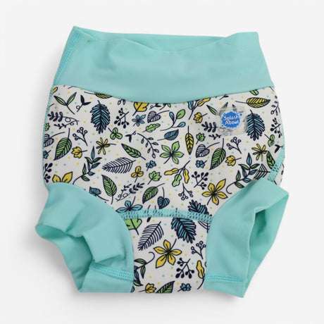 Swim Nappy Green Leaf