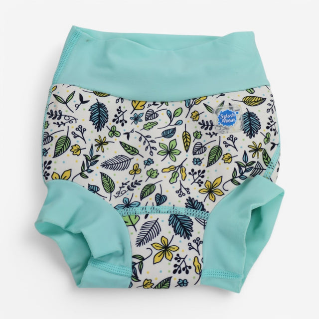 Swim Nappy Green Leaf