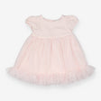 Pink Tulle Skirt Dress with Bow LS