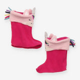 Pink unicorn welly liners