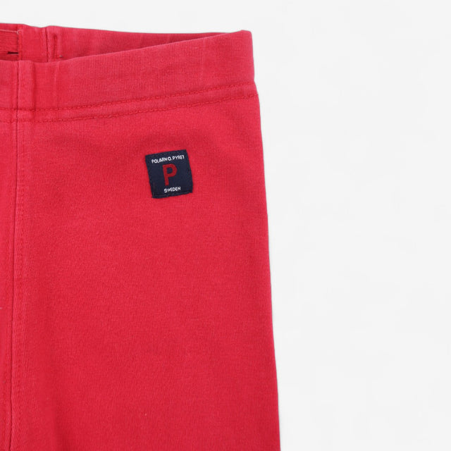 Leggings plain red