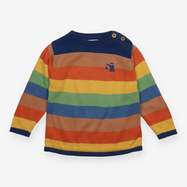 Sweater knit stripe digger