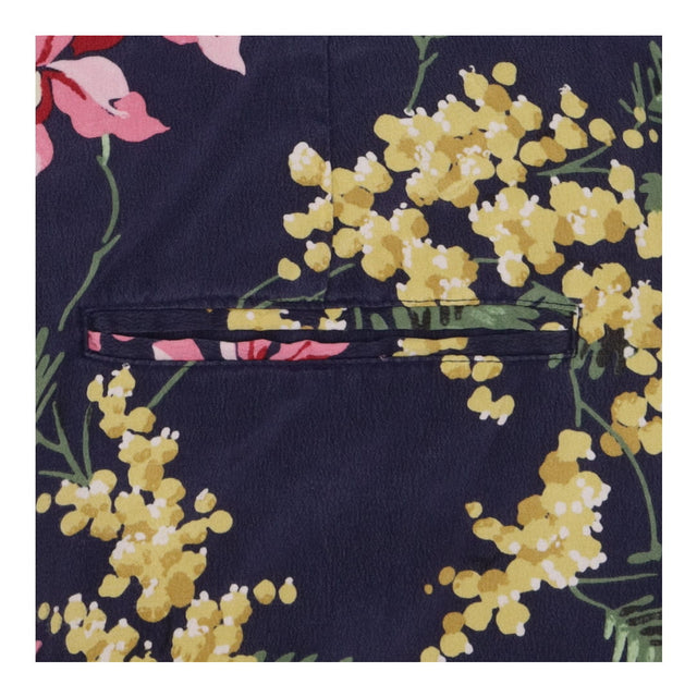 Whistles Floral Trousers Navy Pink Yellow Mimosa O