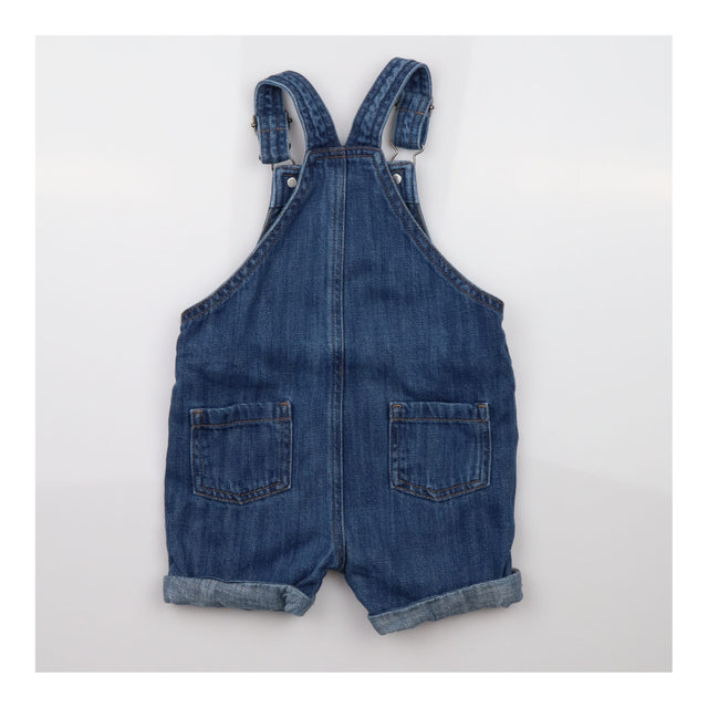 Dungaree Shortie Denim with Buckles