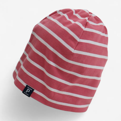Beanie Hat Pink Stripe