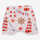 Shorts White Seaside Lighthouse