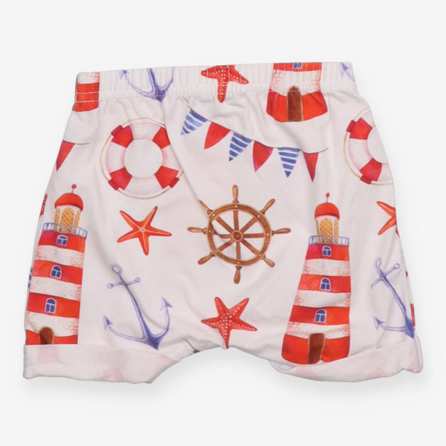 Shorts White Seaside Lighthouse
