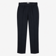 Navy Elasticated Waist Side Stripe Trousers