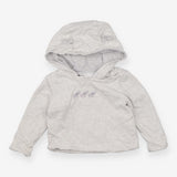 Jersey Hoodie with Ears Grey and Elephants