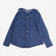 Shirt long sleeves denim collared