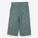 Green Floral Baggy Trousers