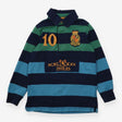 Green And Blue Rugby Long Sleeve