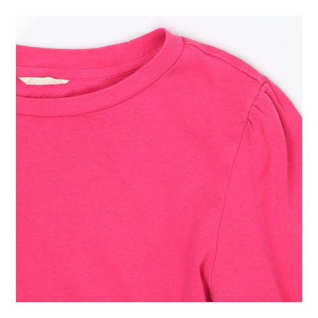 Hush Ruffle Puff Shoulder Cerise Long Sleeve Jerse