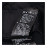 Trousers Black Drawstring Elastic Waist Tapered Le
