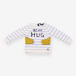 Blue and White Bear Hug Sweater