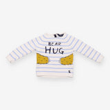 Blue and White Bear Hug Sweater