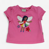 T-shirt Pink Applique Fairy