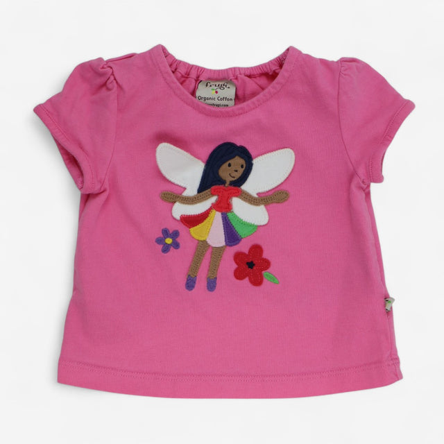 T-shirt Pink Applique Fairy