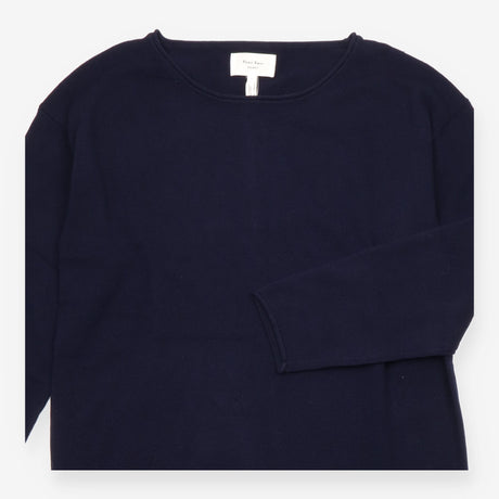 Jumper Dress Dark Navy Pure Wool Long Sleeve