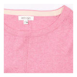Merino Jumper Light Pink Organic Cotton Relaxed Fi