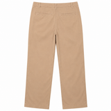 Trousers Beige Cotton Pleated Chino